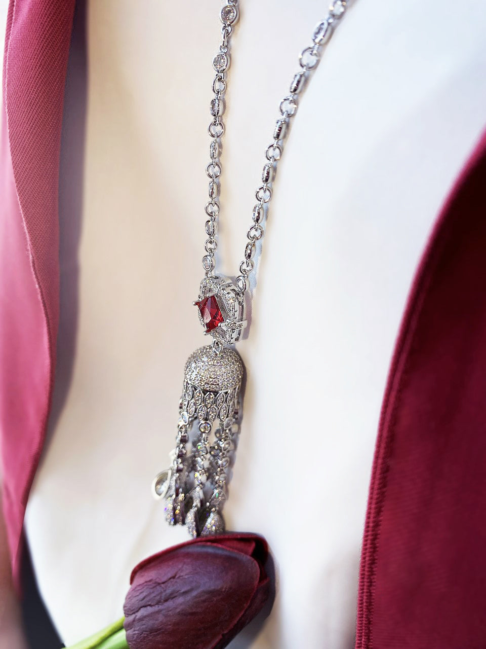 Red stone set