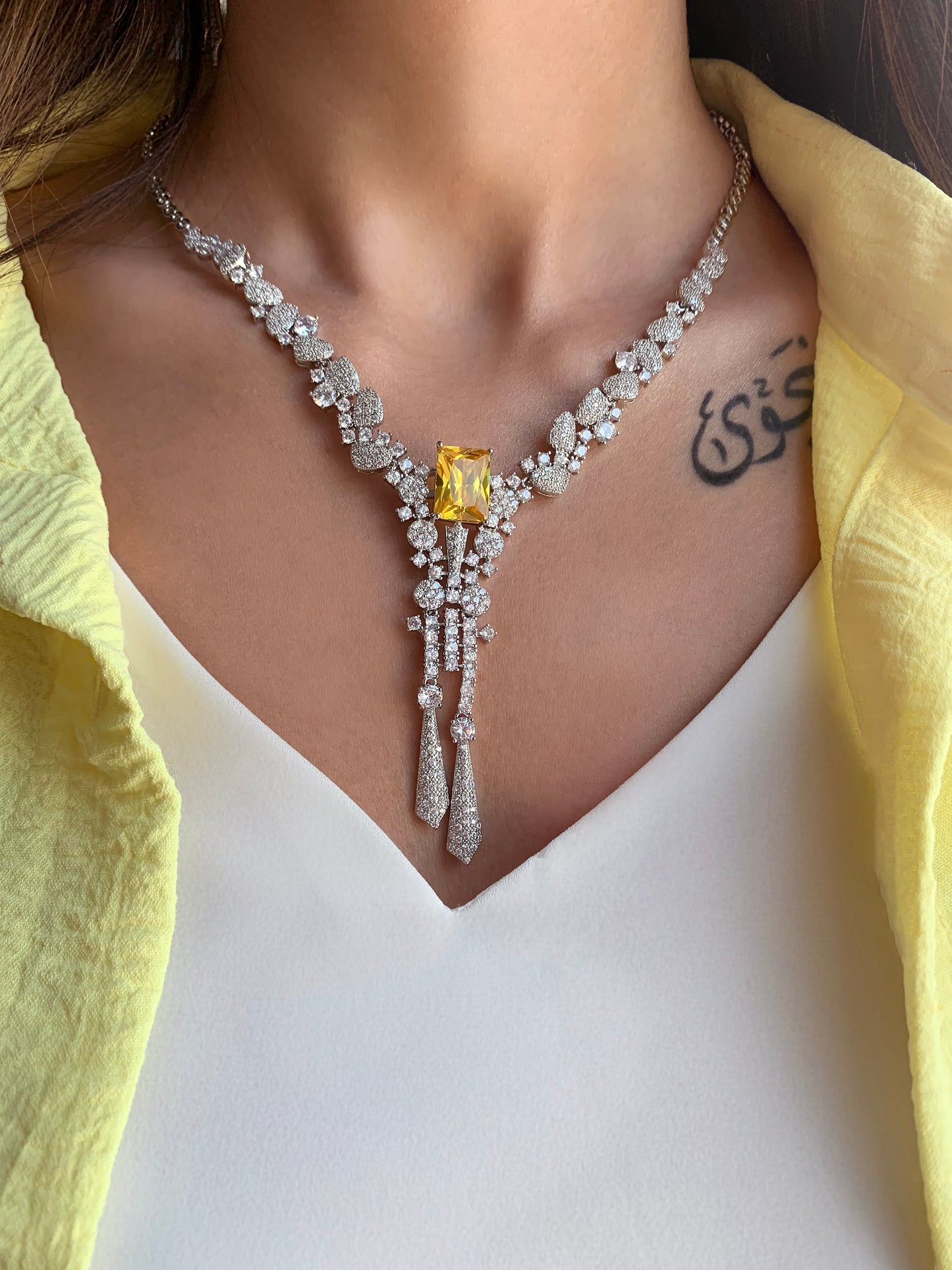 Yellow Champagne Set