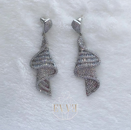 Silver Class Earrings
