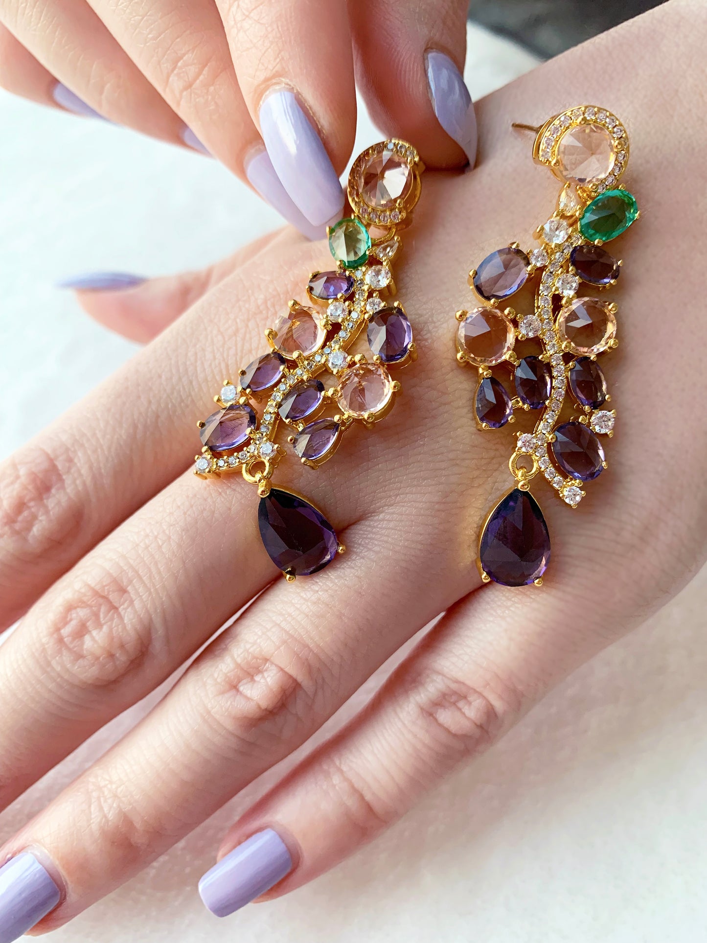 Grape Earrings
