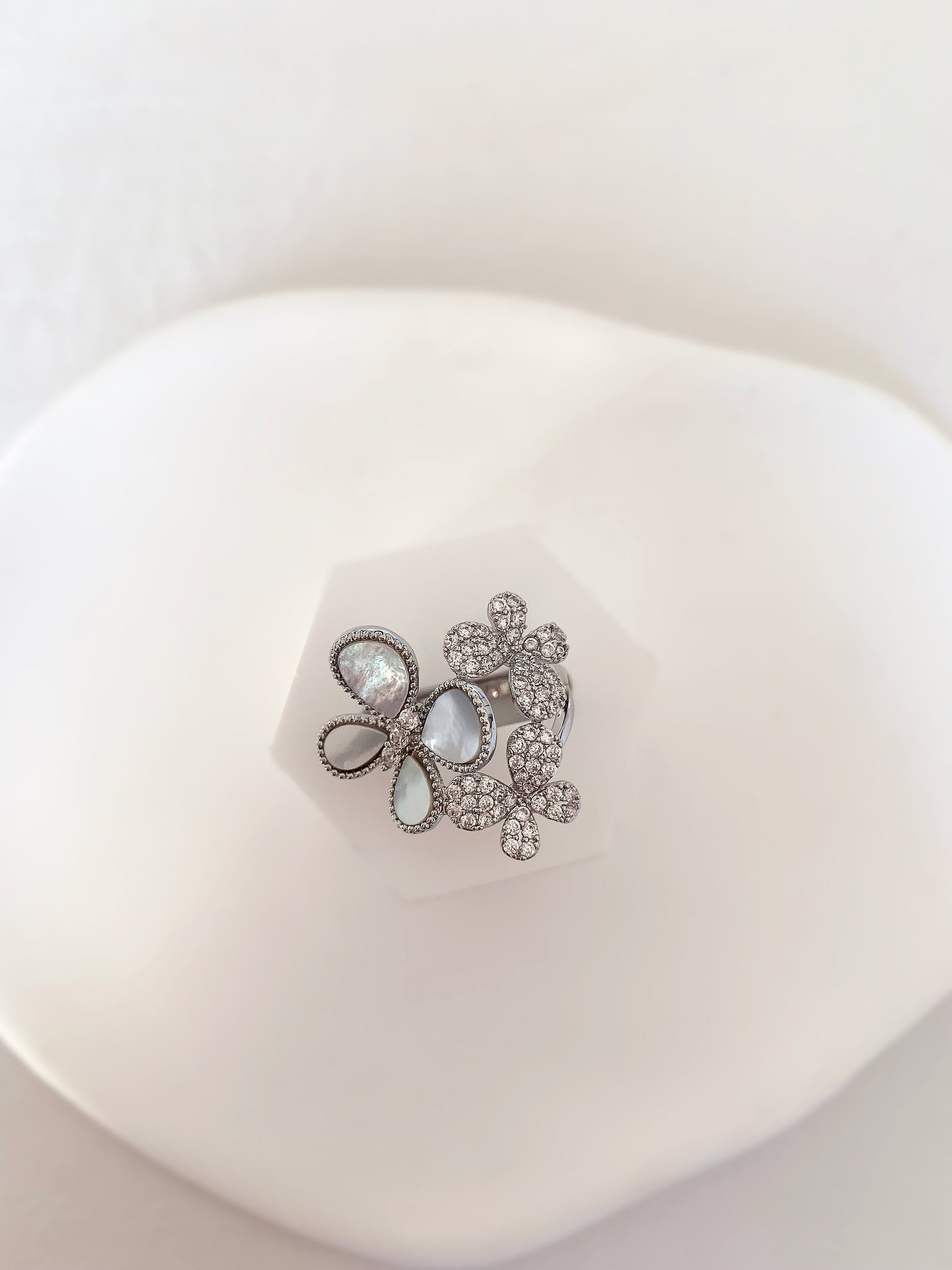 Silver Papillon Pearl
