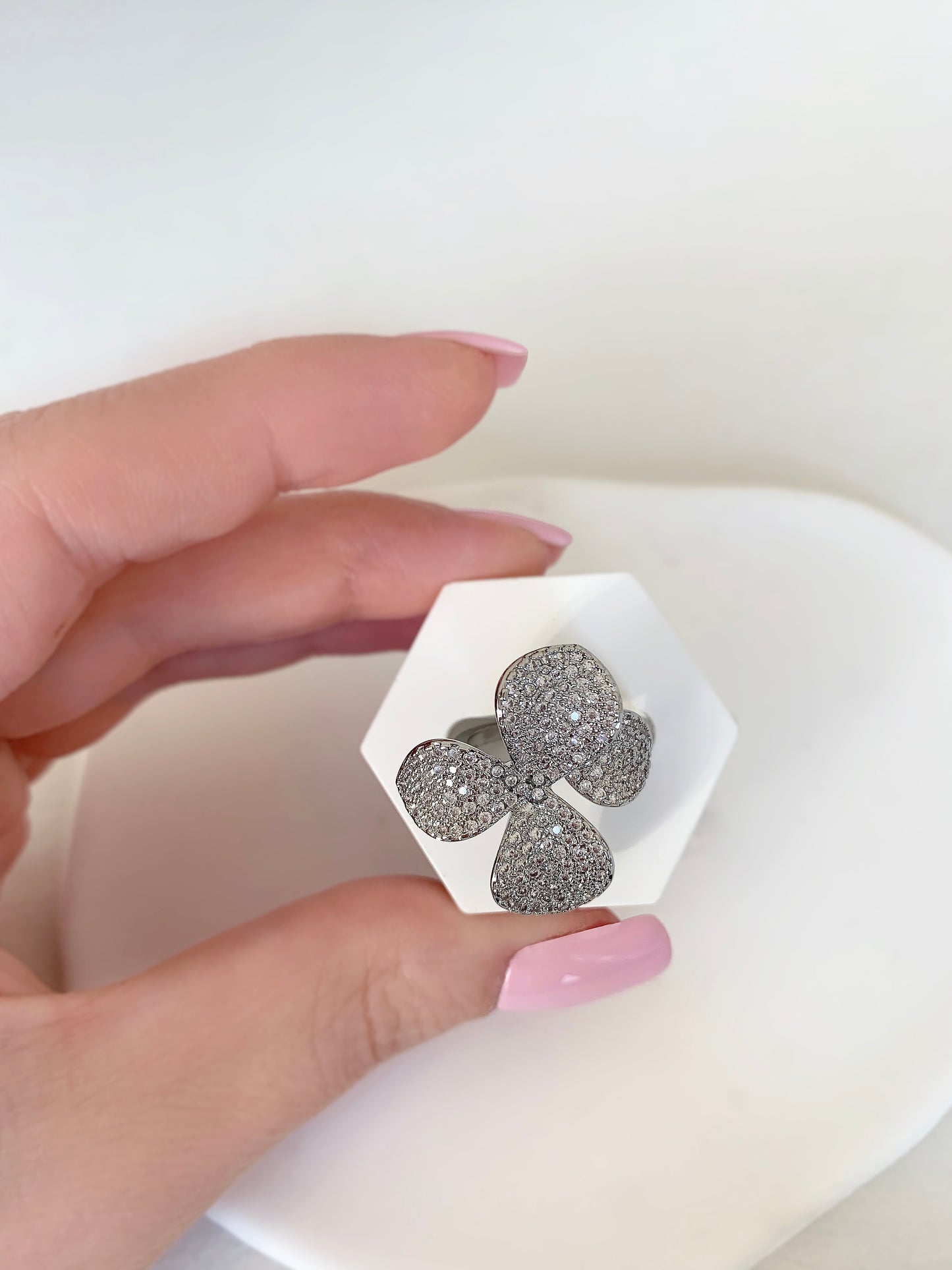 Floral Luxe Silver