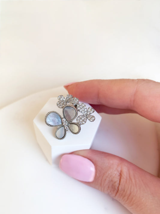Silver Papillon Pearl