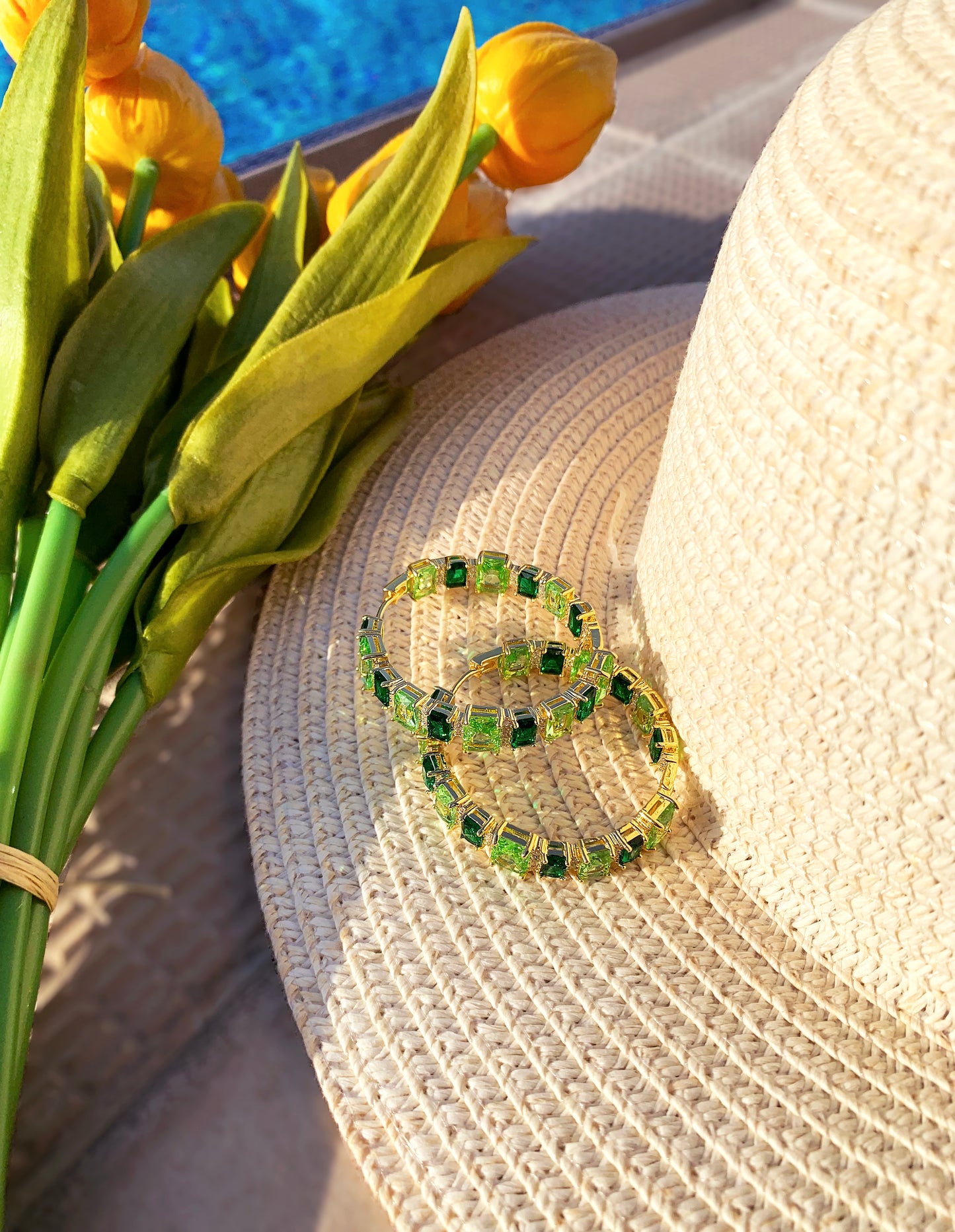 Emerald Green Earrings