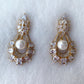 Golden Pearl Earrings